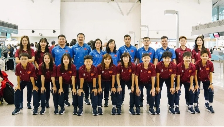 Vietnam women’s futsal team depart for ASEAN Championship in Thailand